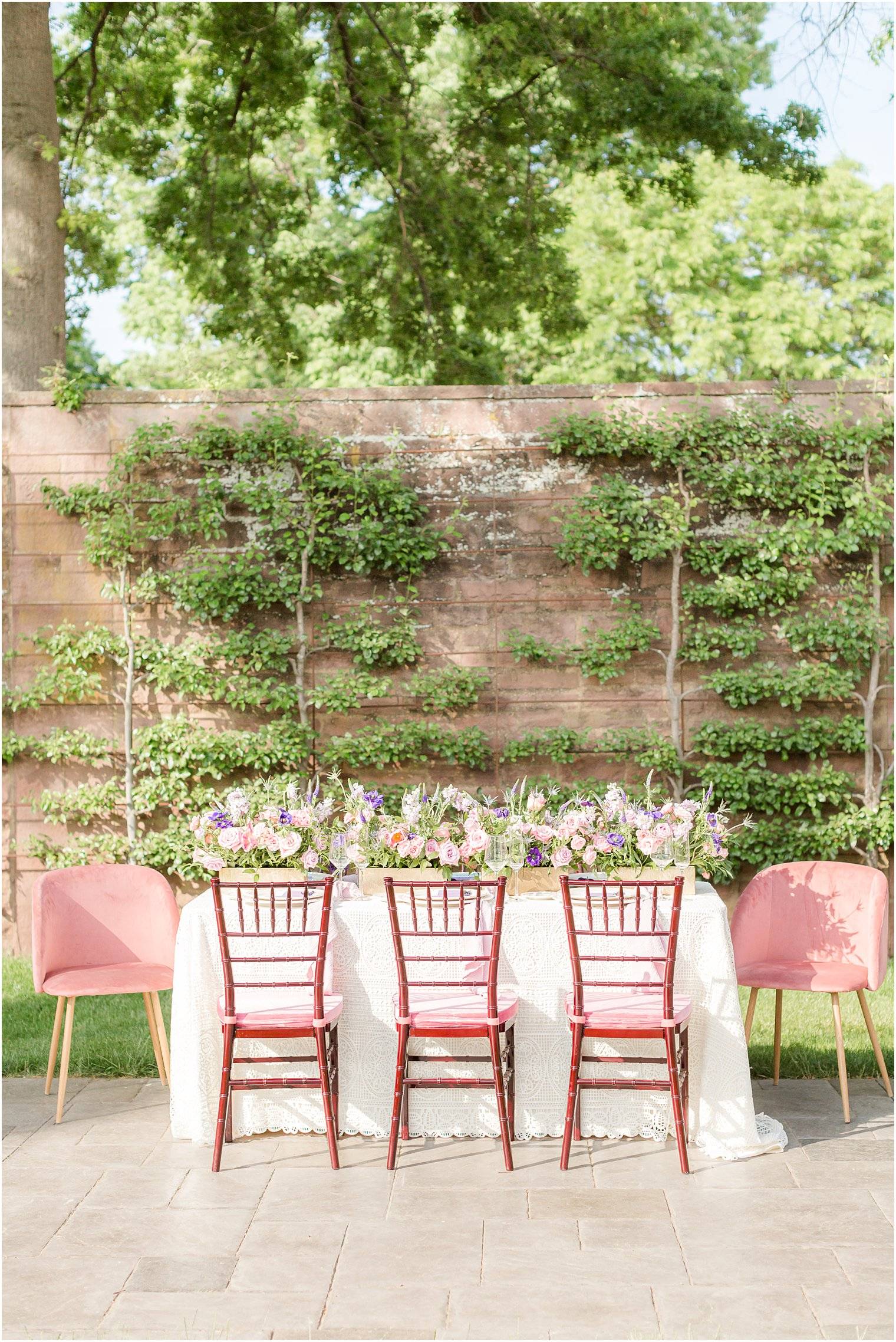 Wedding Table Linens - Croatia Inspired Tyler Gardens Wedding Minimony┃Design by Dee Kay Events┃Photo by Idalia Photography
